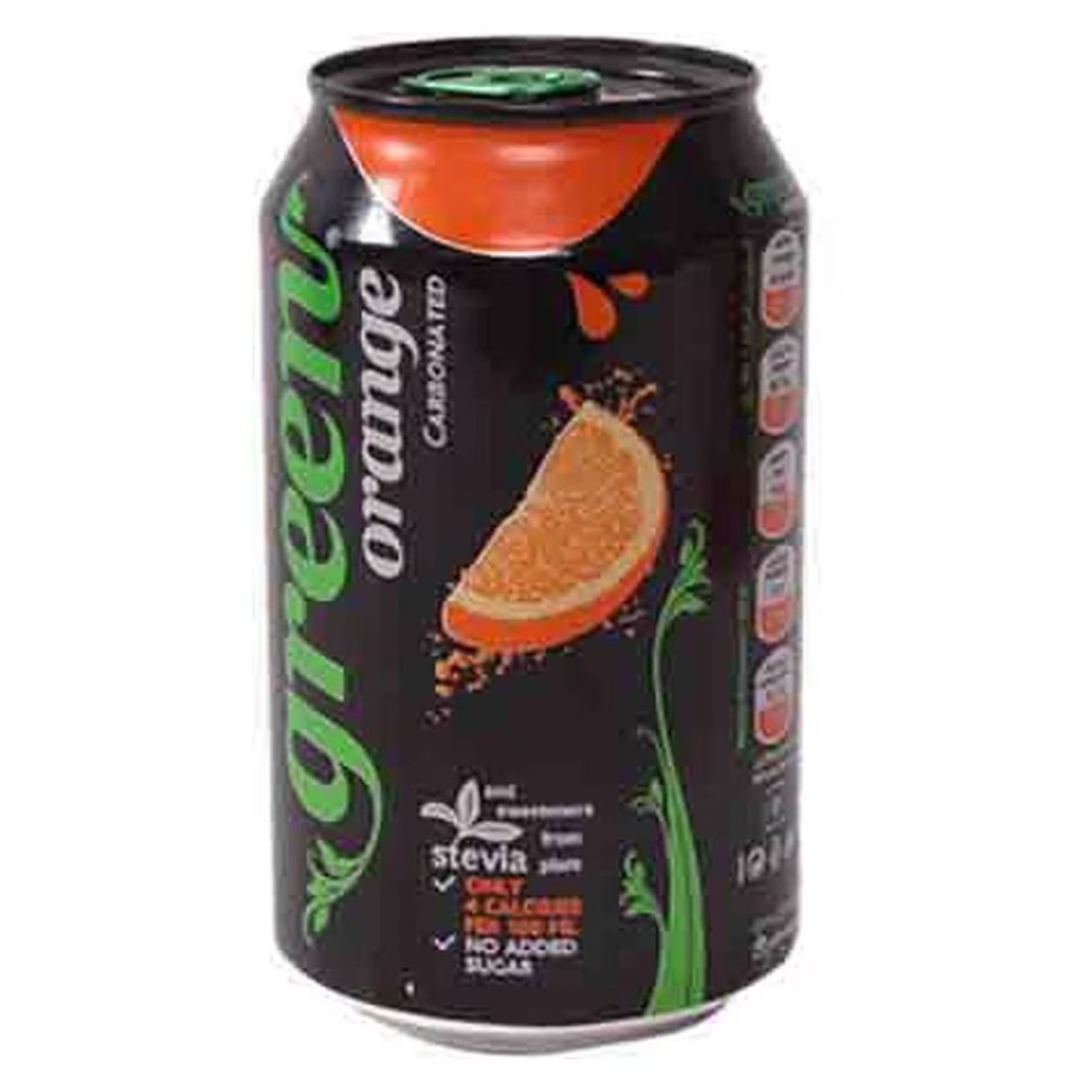 Green Cola Orange Flavoured Carbonated Soft Drink 330ml