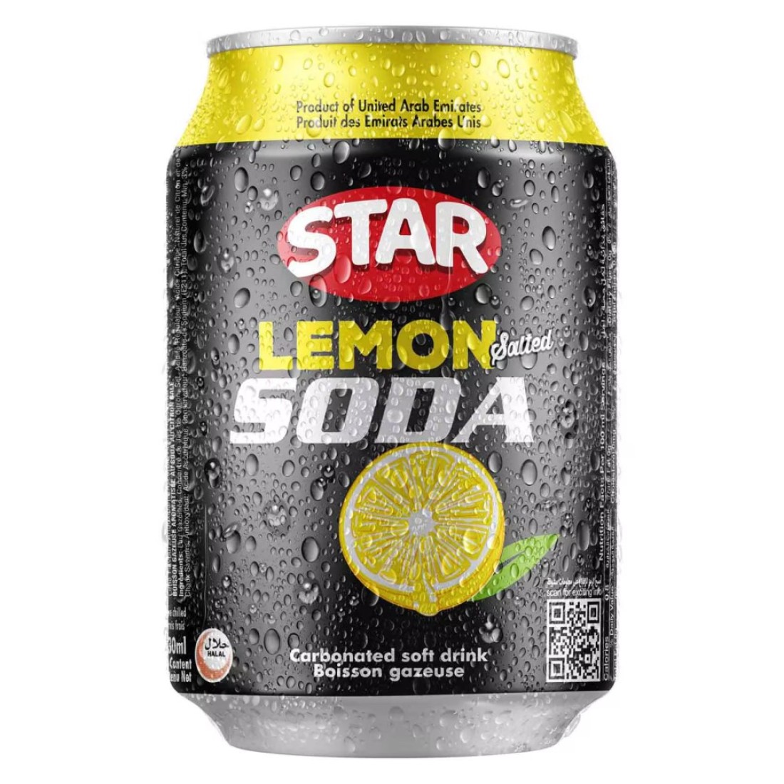 Star Lemon Salted Carbonated Soda 330ml