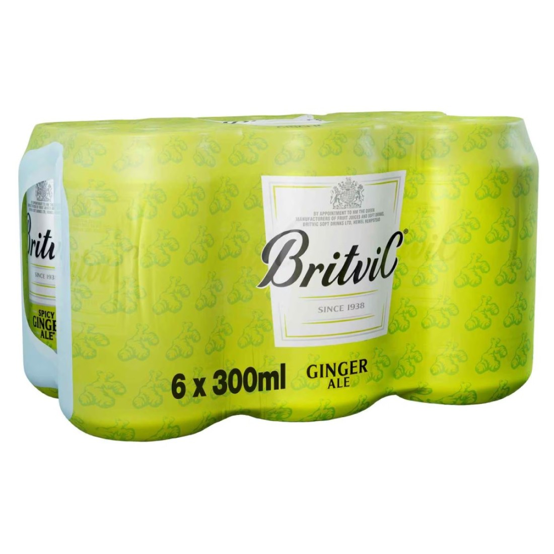 Britvic Ginger Ale 300ml Pack of 6