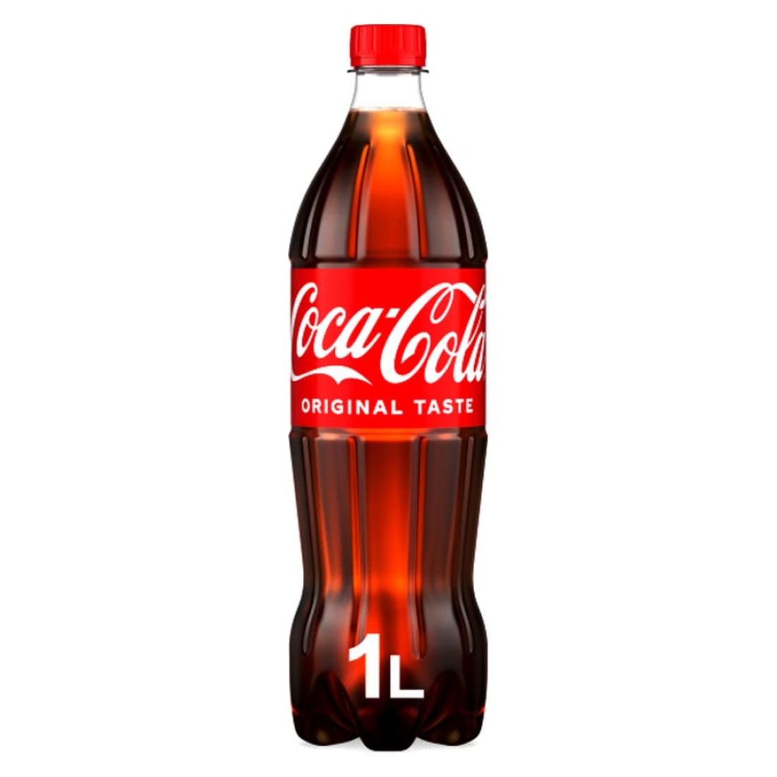 Coca-Cola Original Taste Carbonated Soft Drink Pet 1L