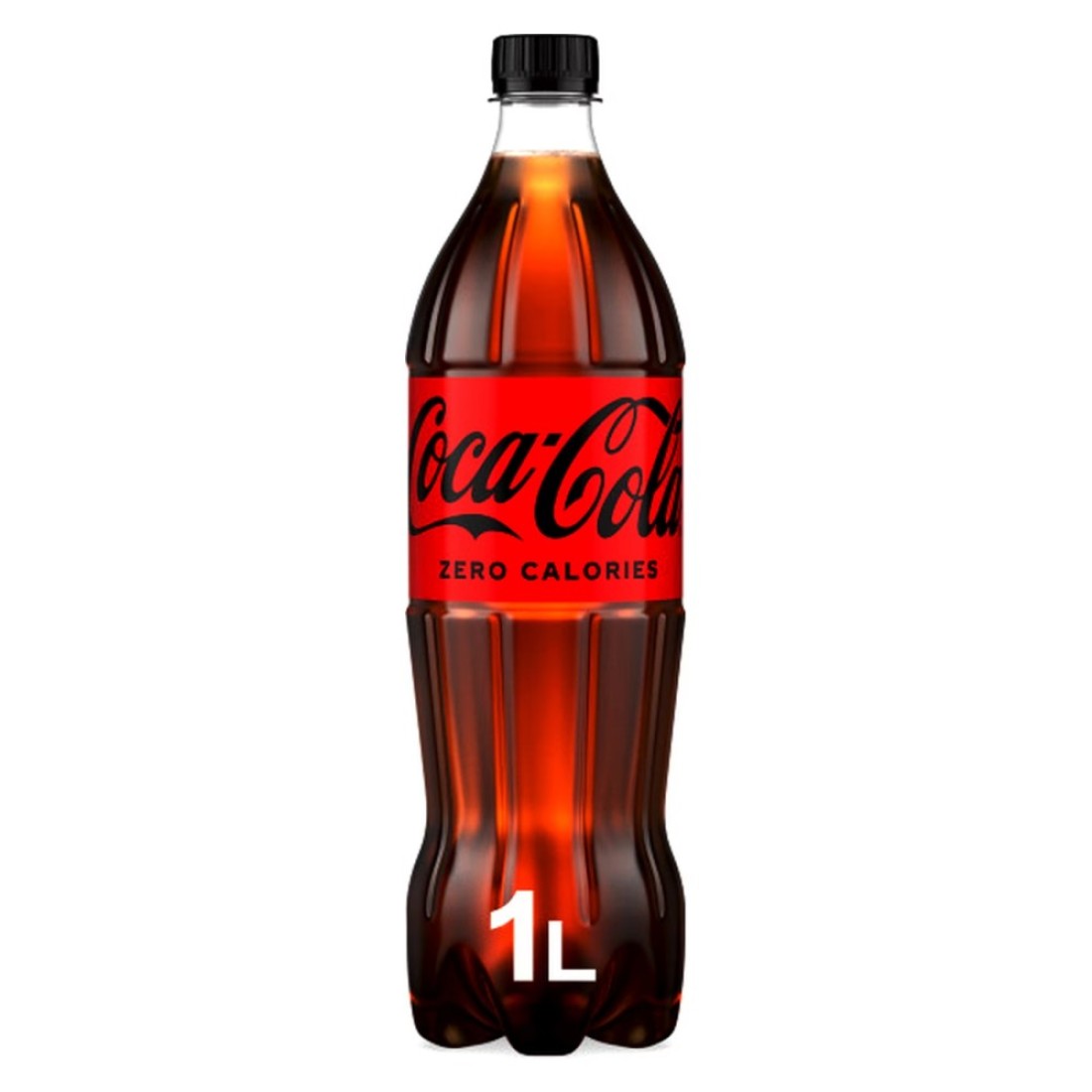 Coca-Cola Zero Calories Carbonated Soft Drink Pet 1L