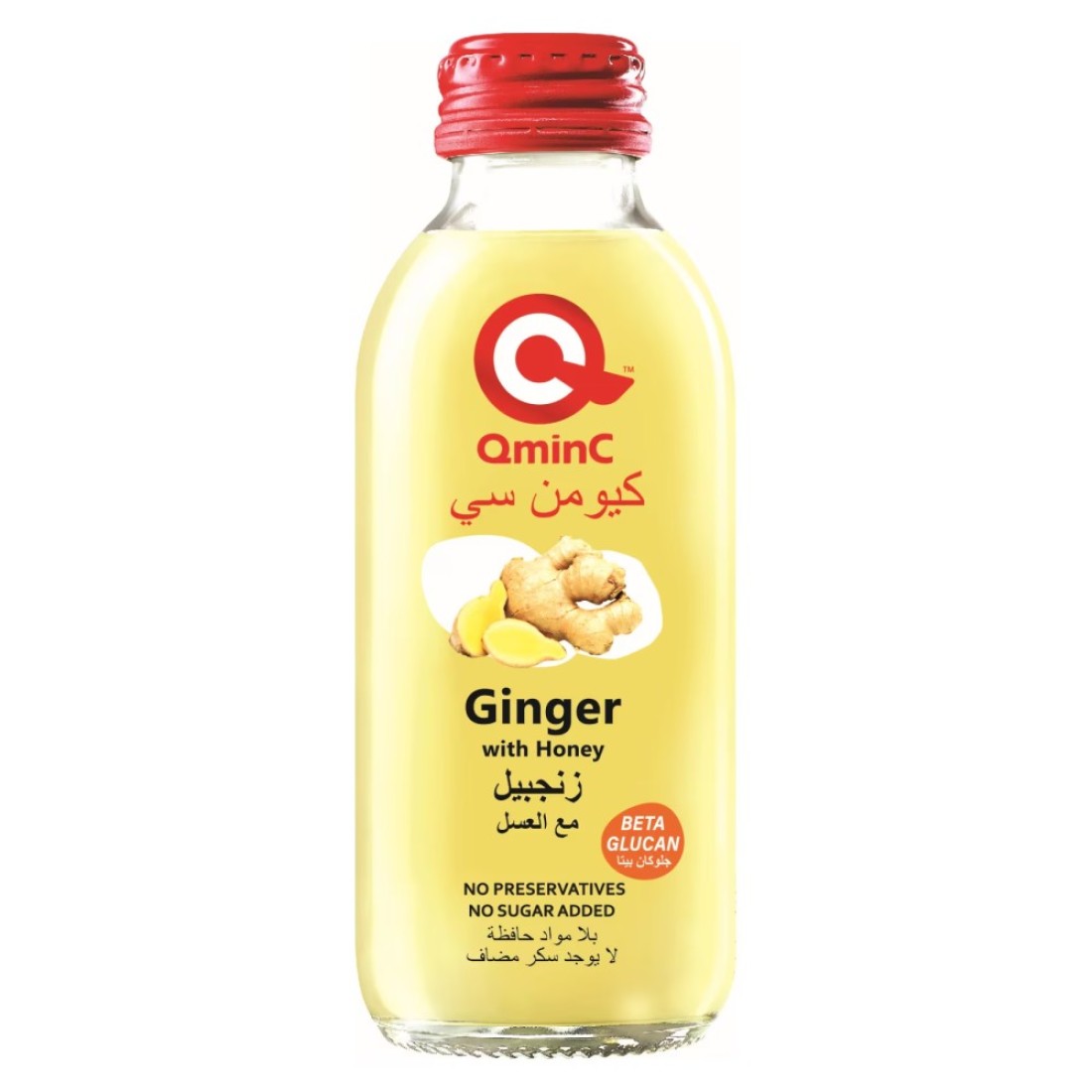 QminC Ginger with Honey Shot 150ml
