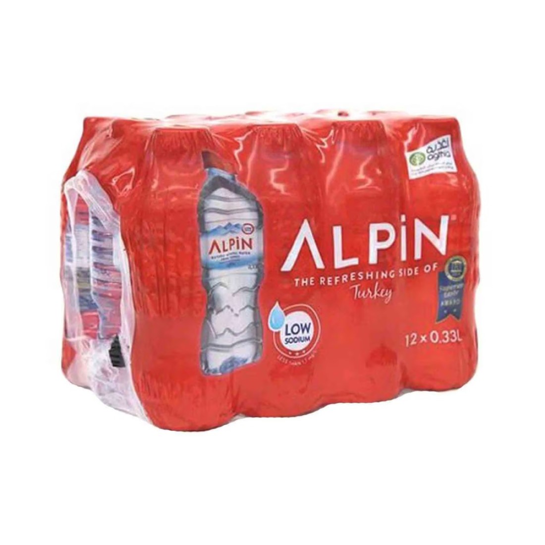 Alpin Alkaline Natural Mineral Water 330ml Pack of 12