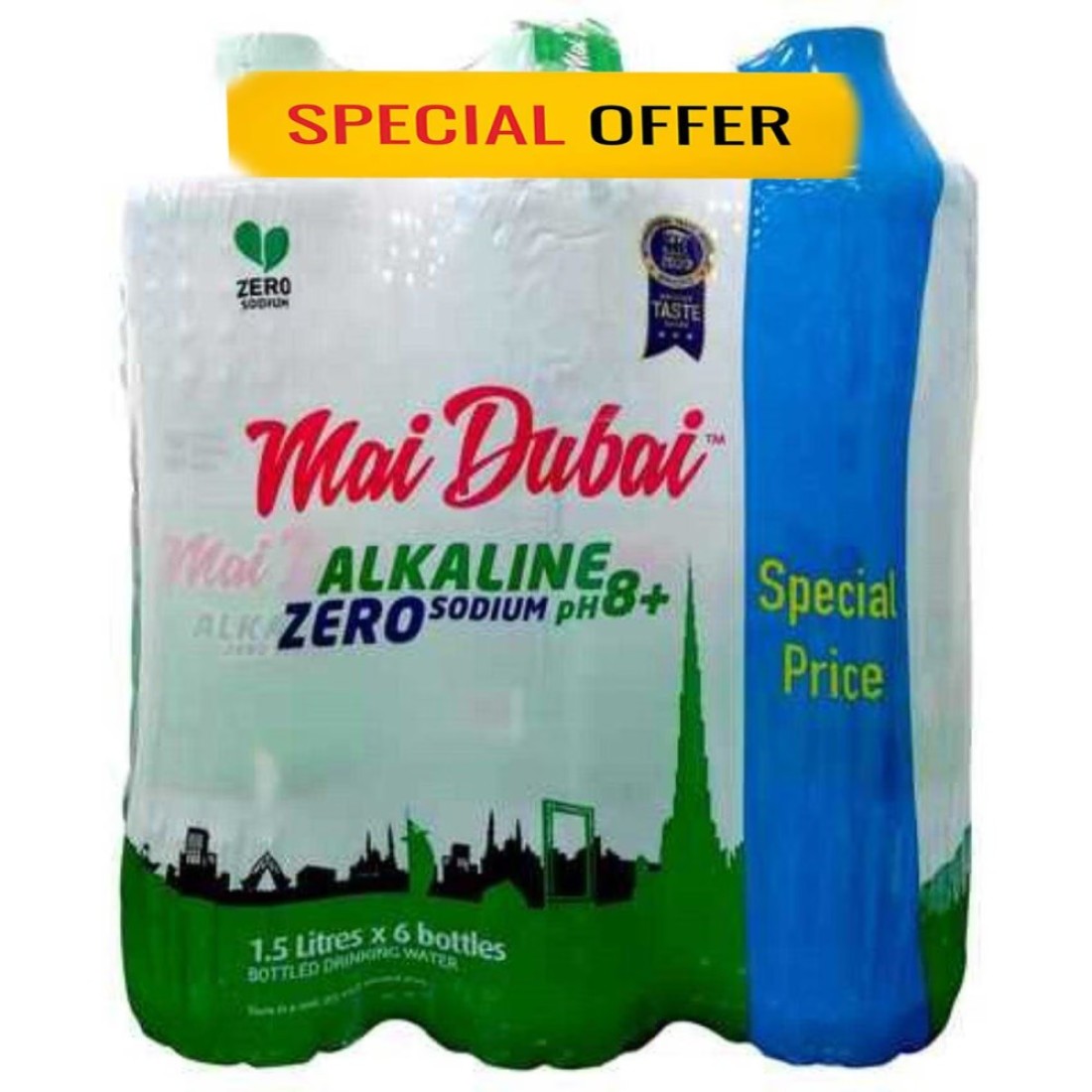 Mai Dubai Zero Sodium Alkaline Drinking Water 1.5L Pack of 6