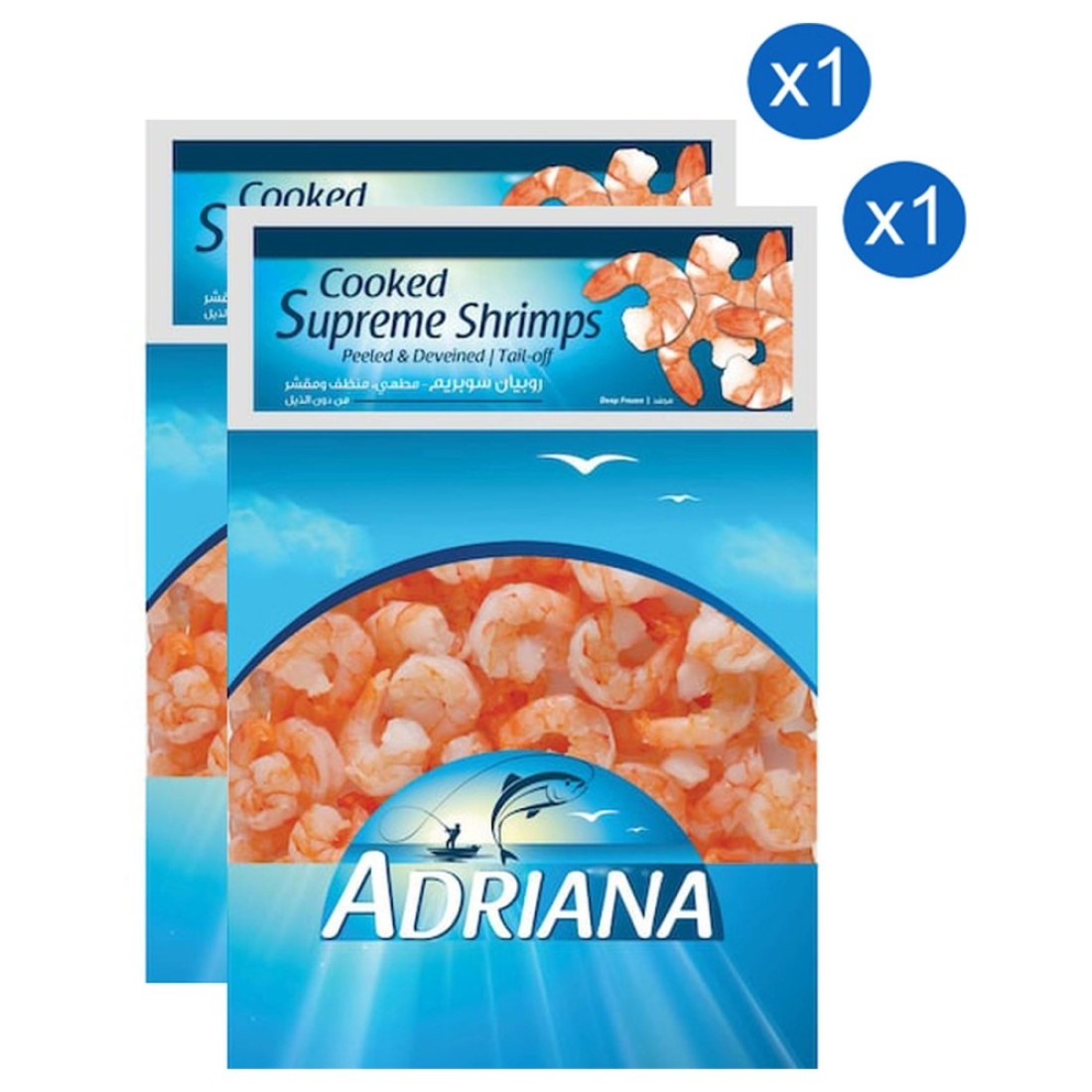 Adriana Supreme Cooked Shrimps 400g Pack of 2