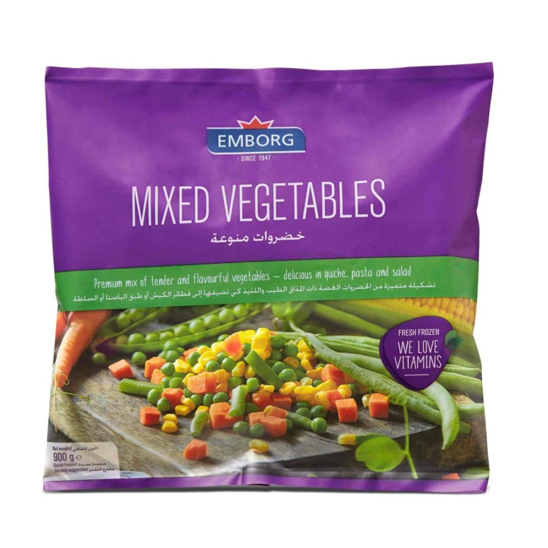 Emborg Mixed Vegetables 900g