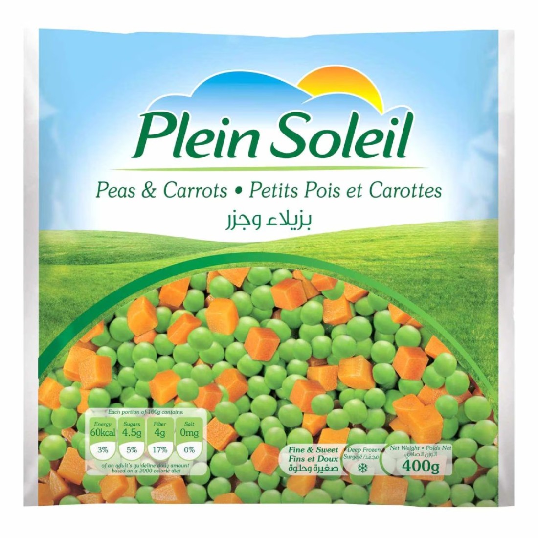 Plein Soleil Peas And Carrot 400g