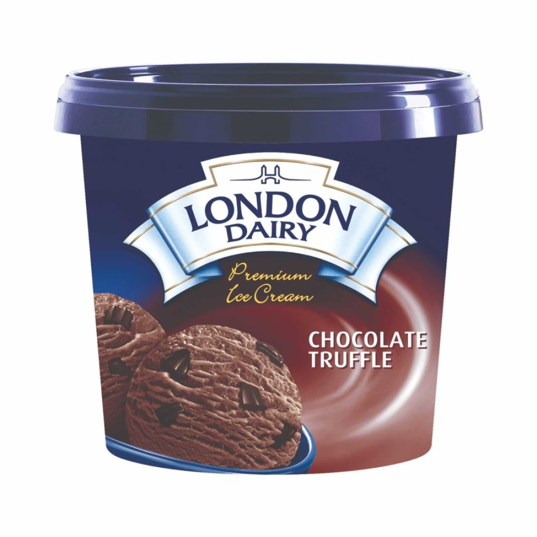 London Dairy Chocolate Truffle Premium Ice Cream, 1L