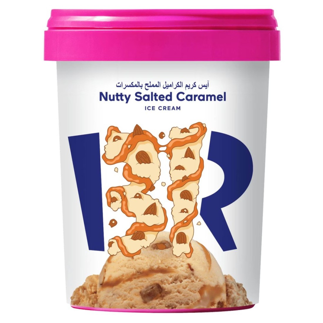 Baskin Robbins Nutty Salted Caramel Ice Cream 500ml