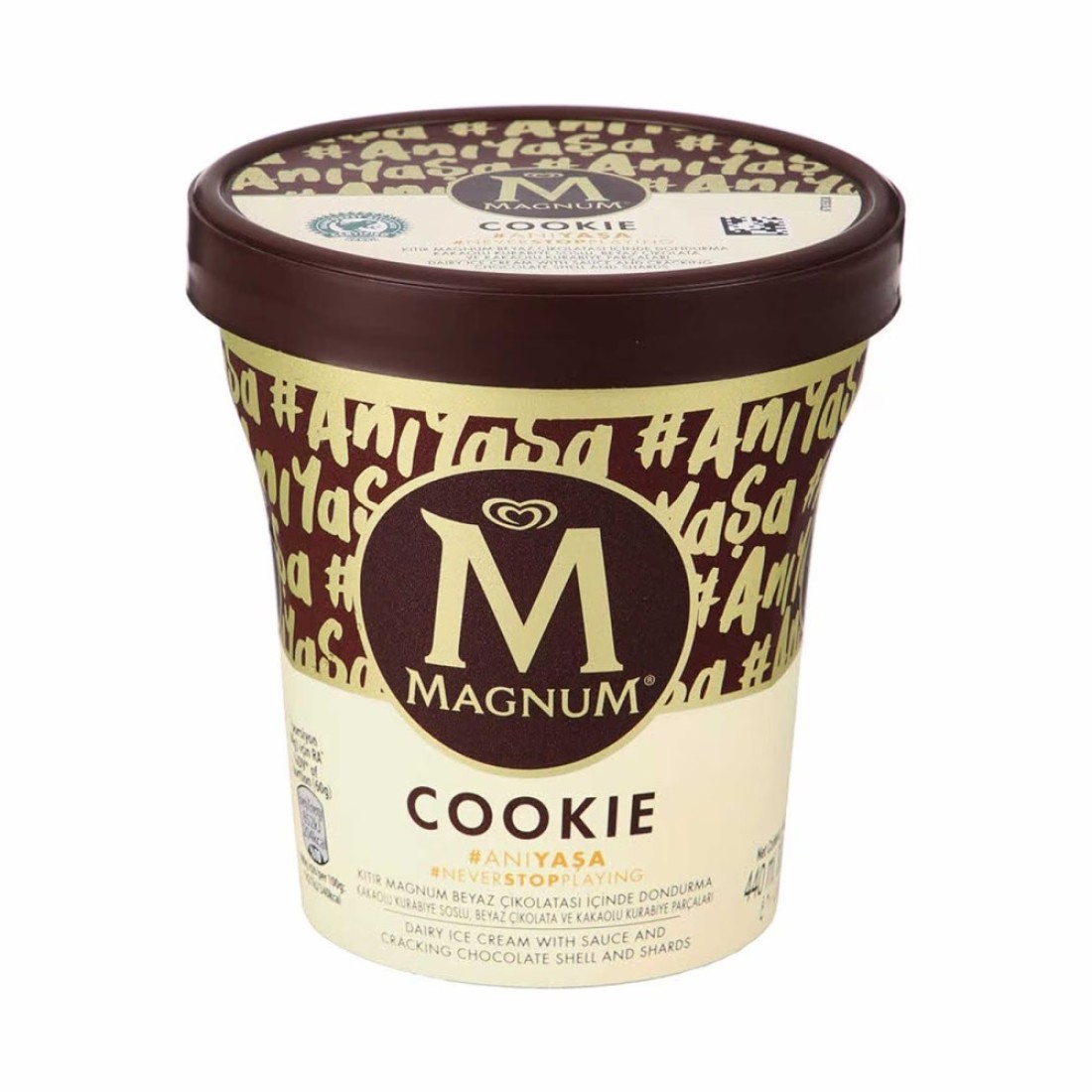 Magnum Double Pint White Cookie 440ml