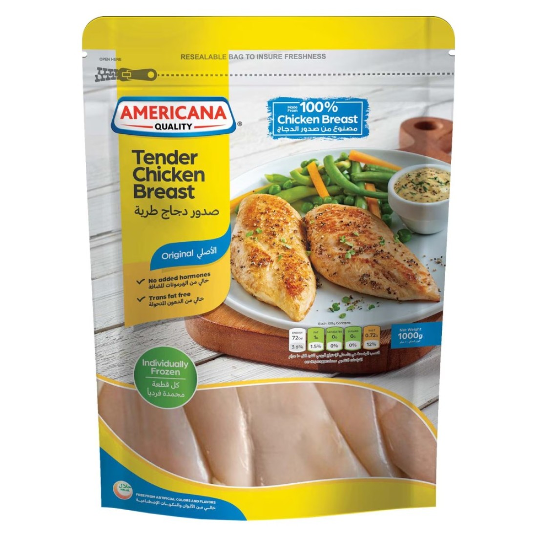 Americana Tender Chicken Breast 1Kg