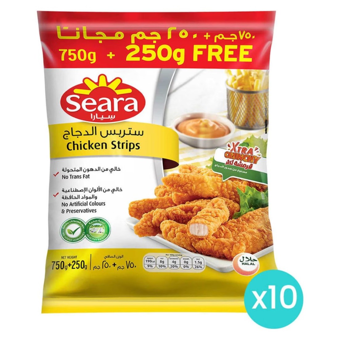 Seara Chicken Strips 750g+250g