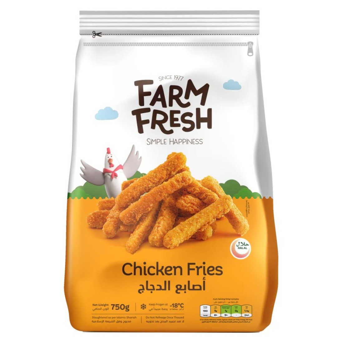 Farm Fresh Chicken Fries 750g