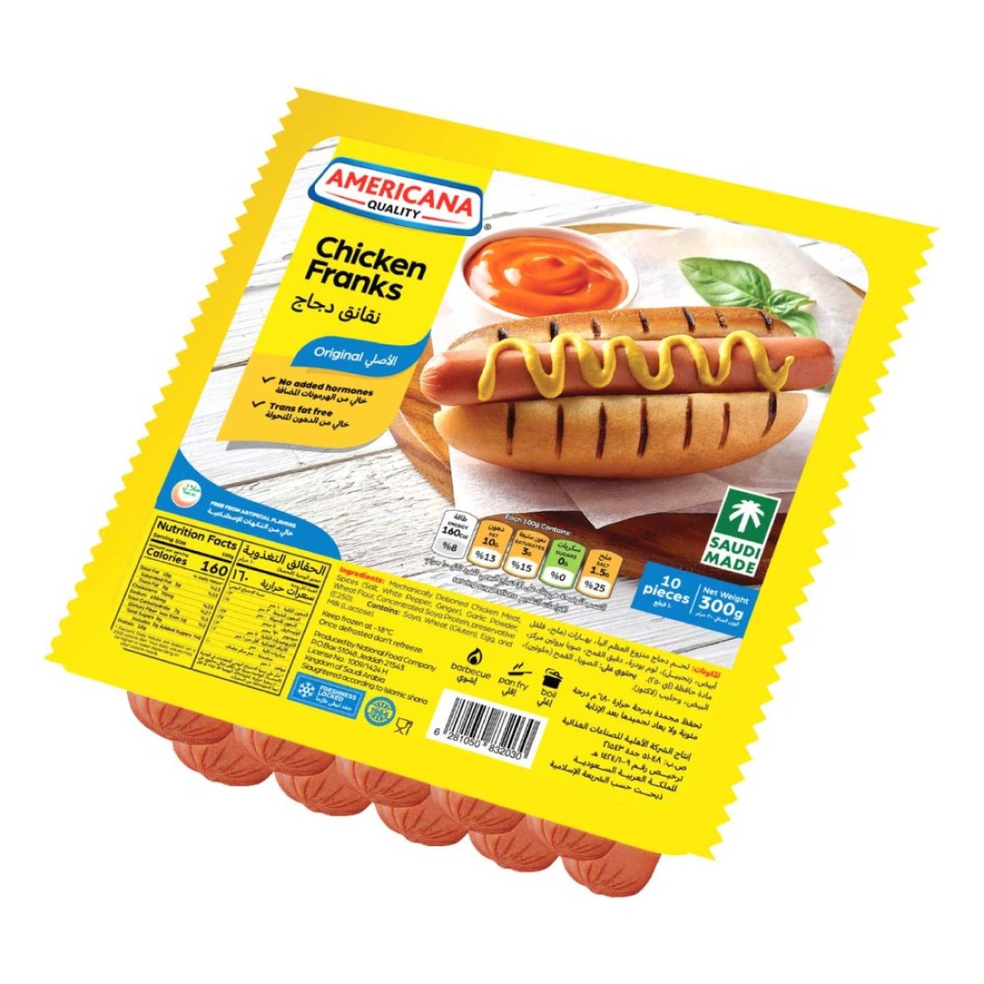 Americana Chicken Franks Original 300g