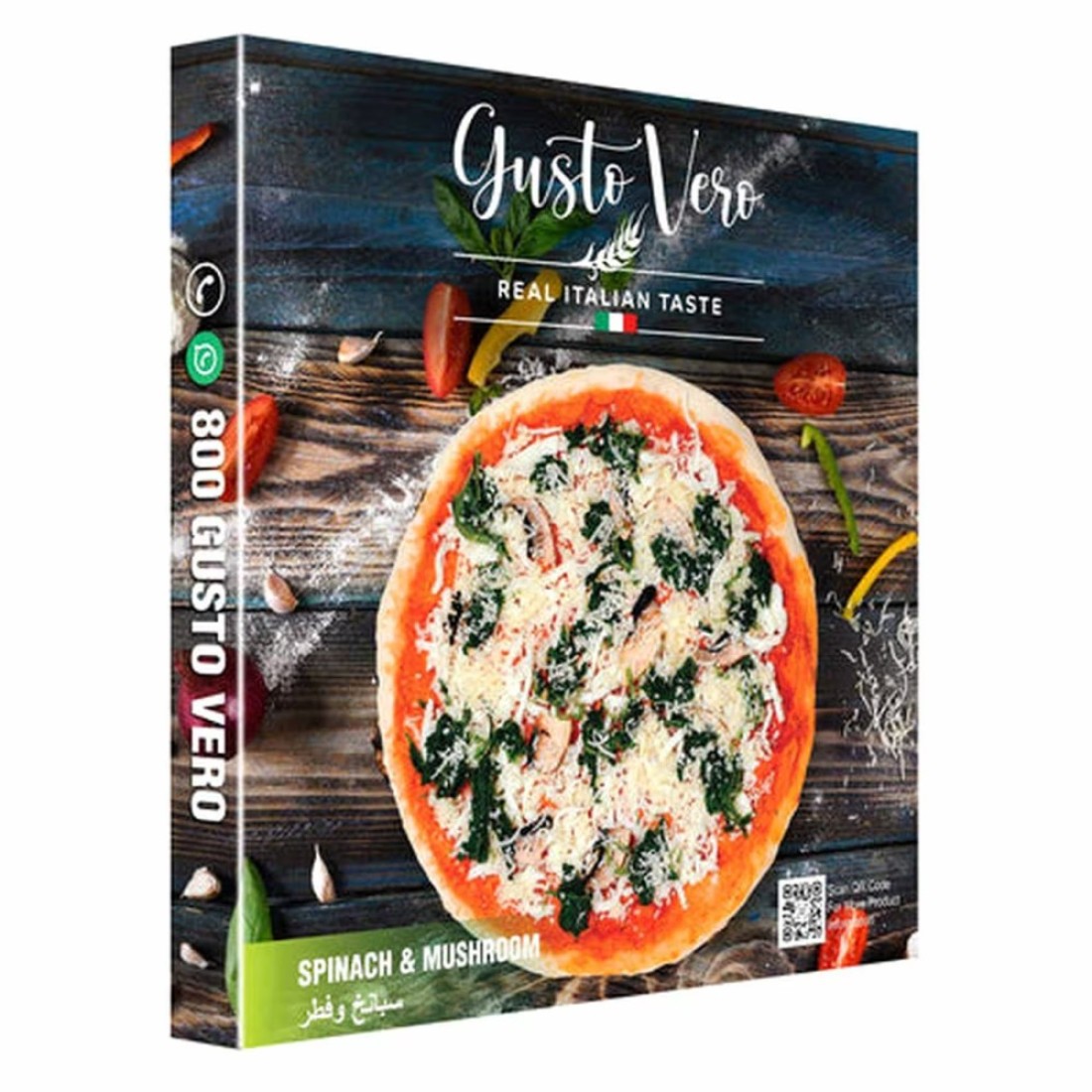Gusto Vero Spinach and Mushroom Pizza 320g