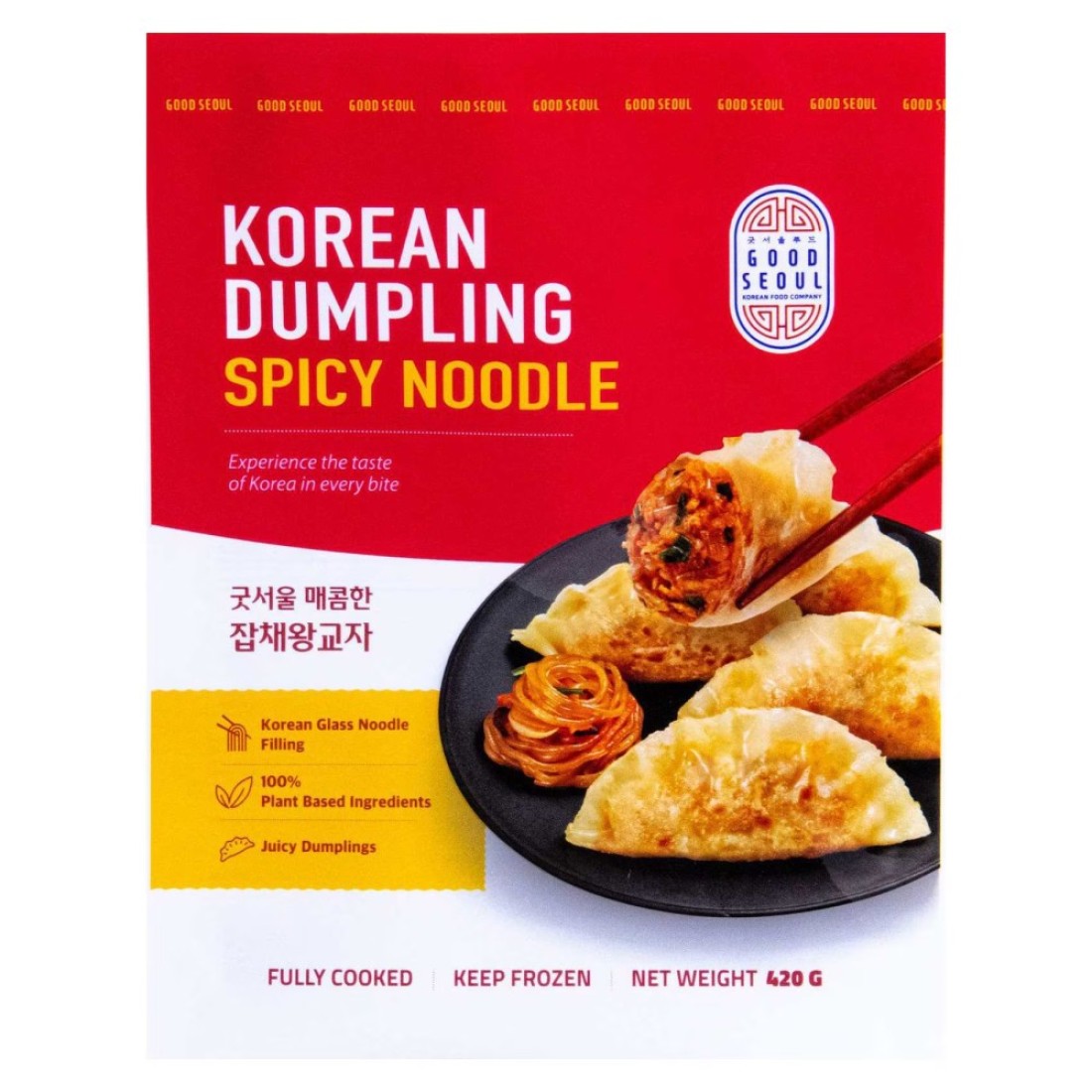 Good Seoul Korean Dumplings Spicy Noodle 420g