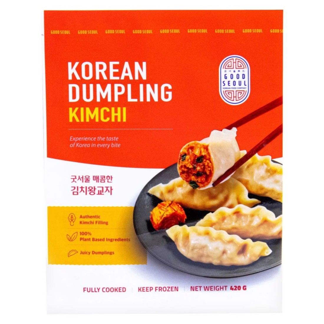 Good Seoul Korean Dumplings Kimchi 420g