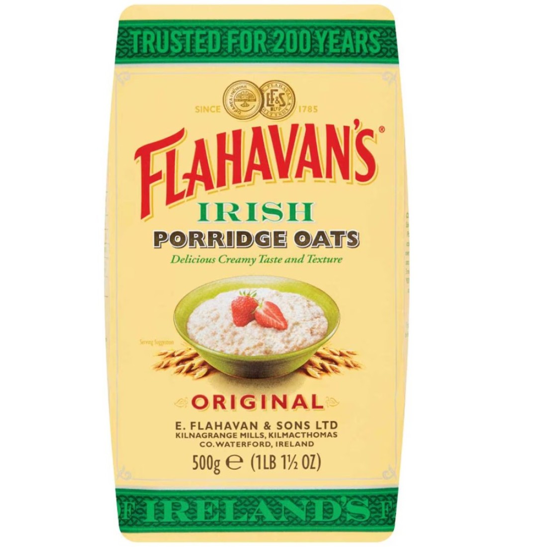 Flahavan&#39;s Original Irish Porridge Oats 500g