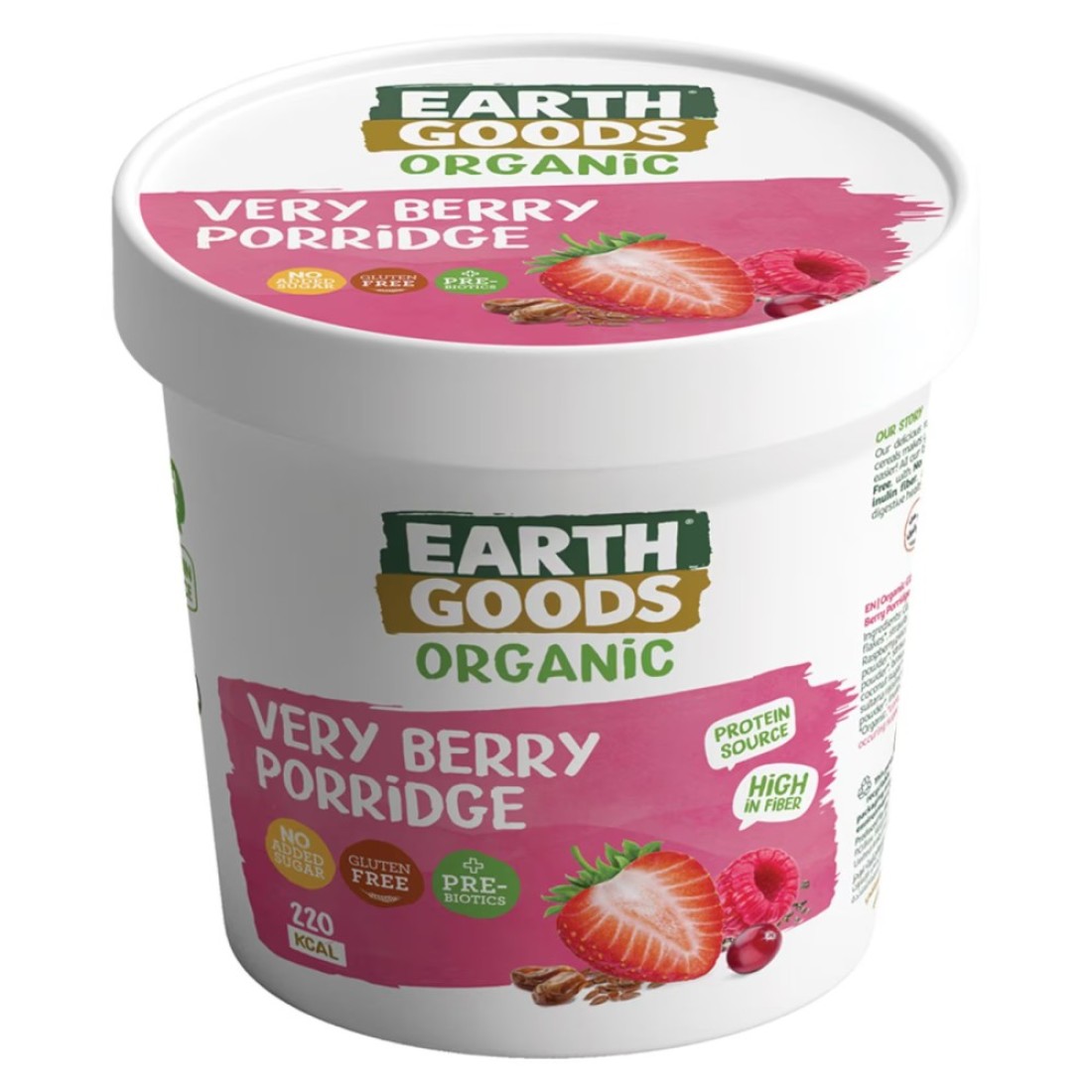 Earth Goods Organic Gluten Free Very Berry Porridge 60g