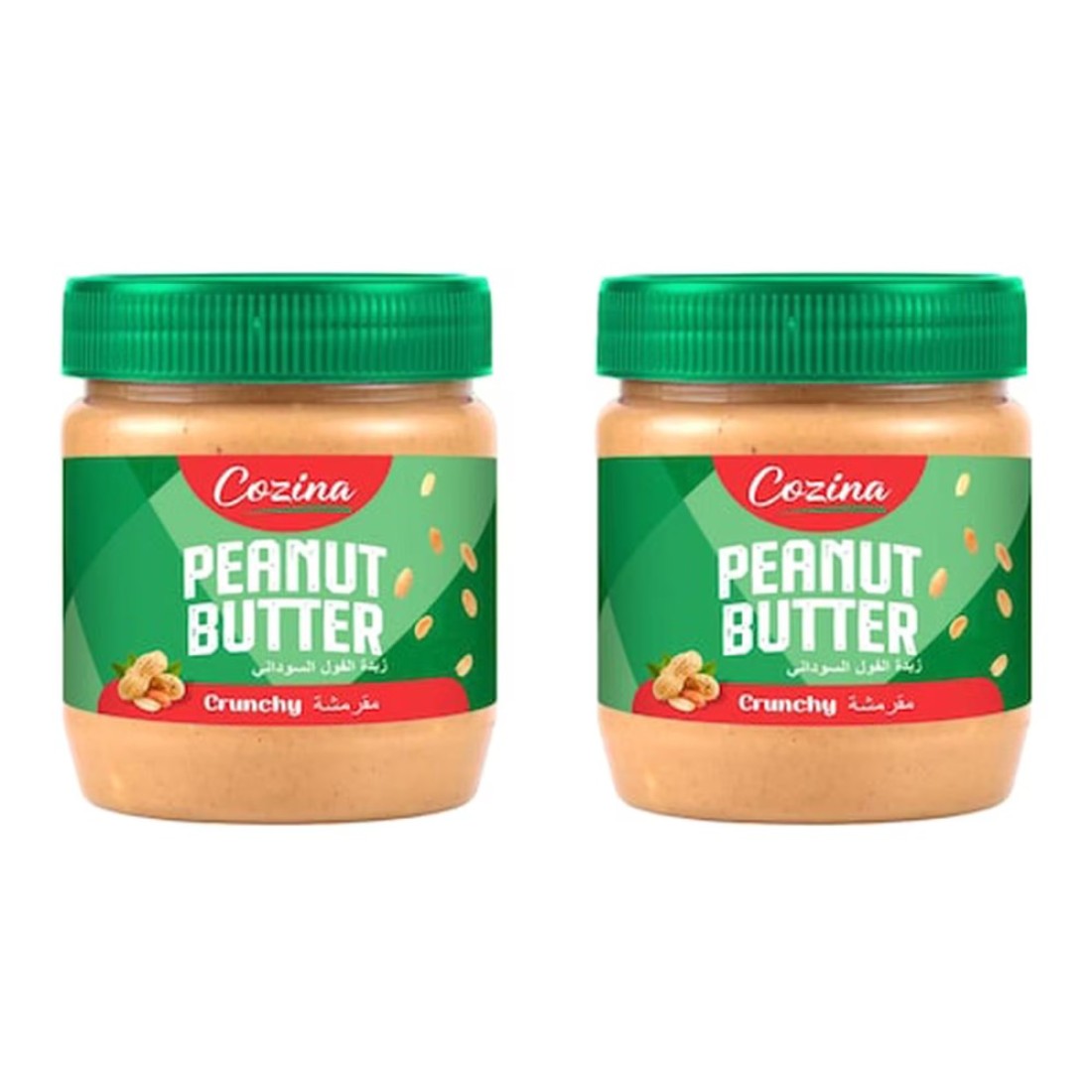 Cozina Crunchy Peanut Butter 340g Pack of 2
