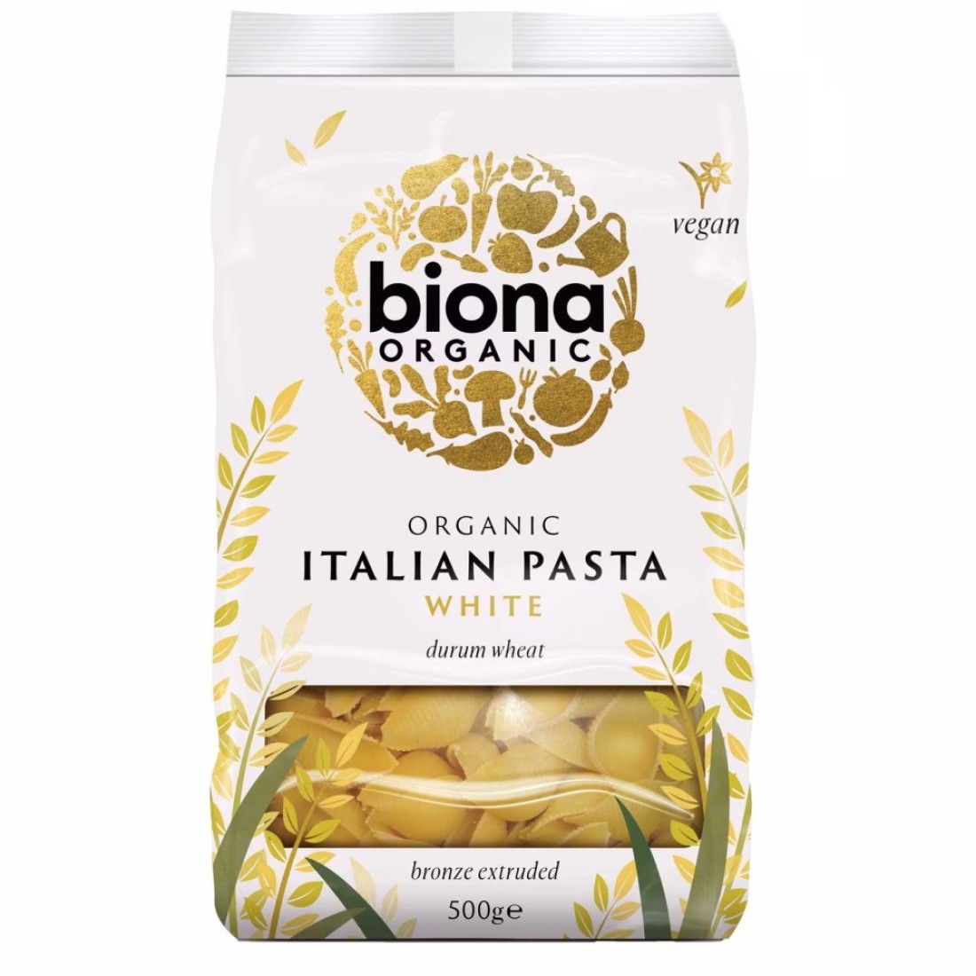 Biona Organic White Conchiglie Pasta 500g