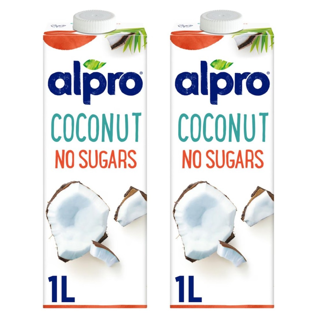Alpro Coconut Milk No Sugars 1L Pack of 2