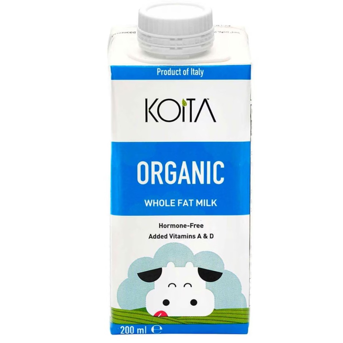 Koita Whole Organic Cow Milk 200ml