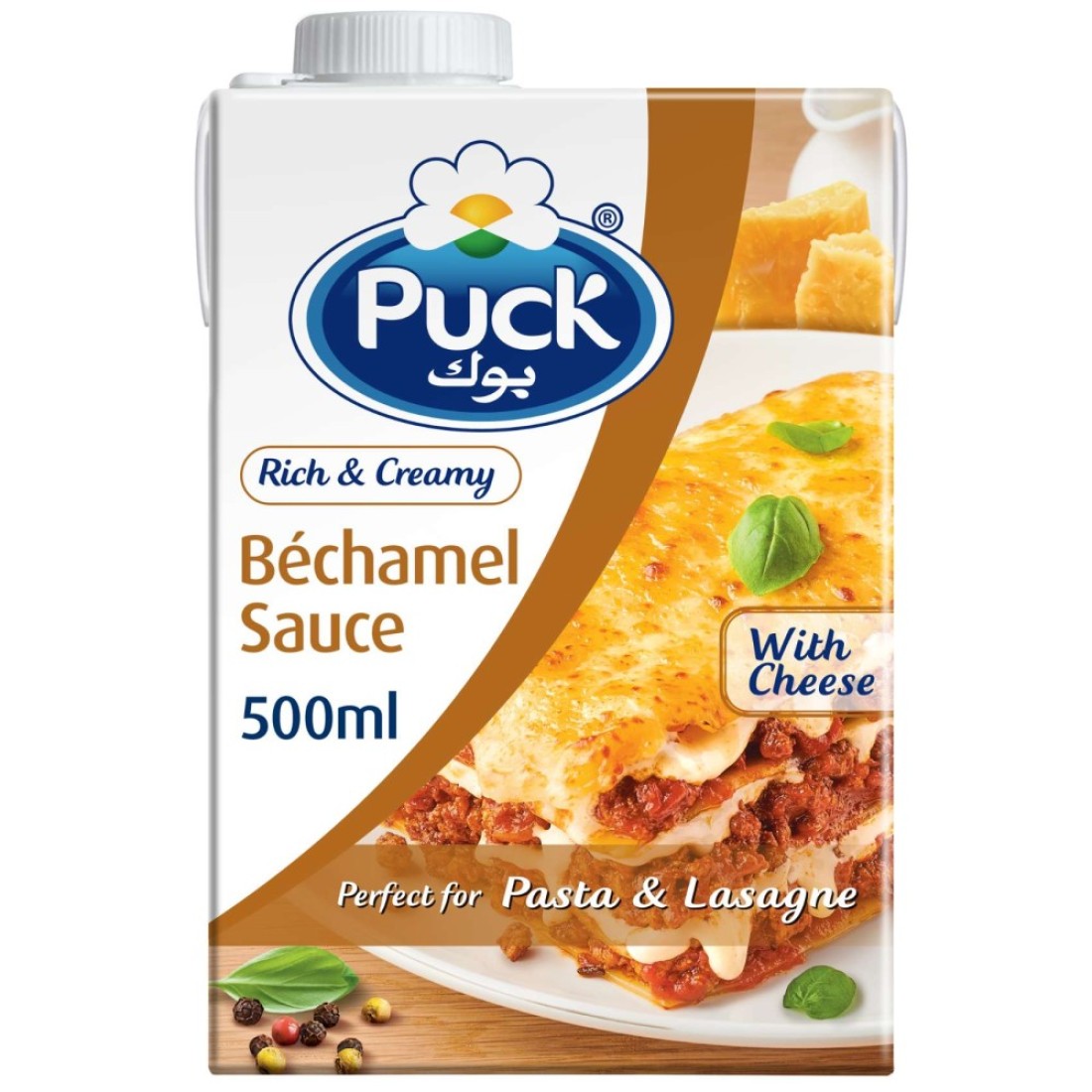 Puck Bechamel Sauce with Cheese, 500ml