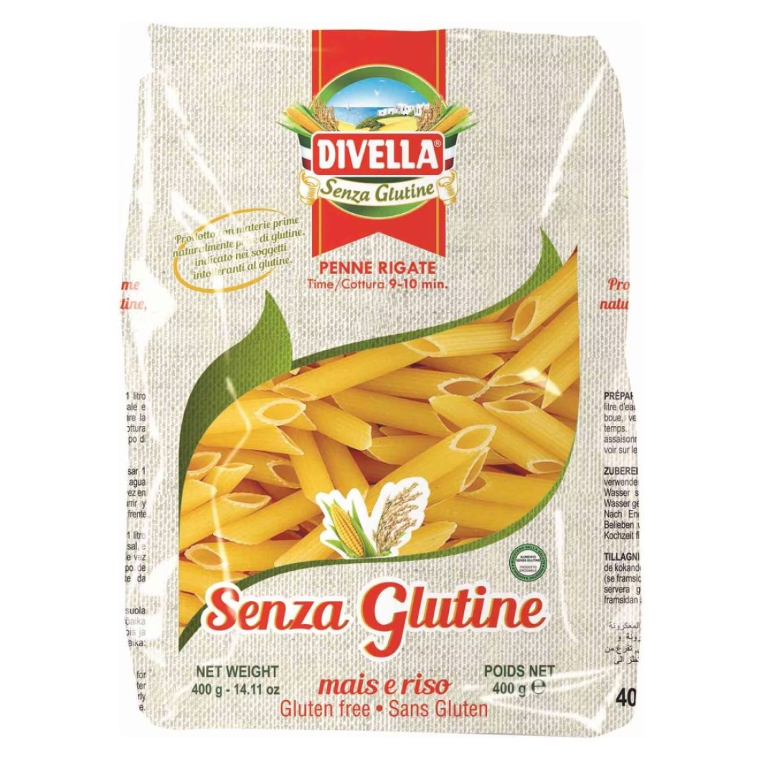Divella Gluten Free Penne Rigate Pasta, 400g