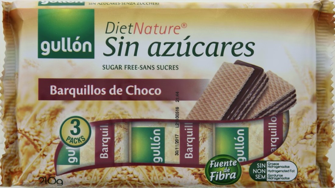 Gullon Sugar Free Chocolate Wafer 210g