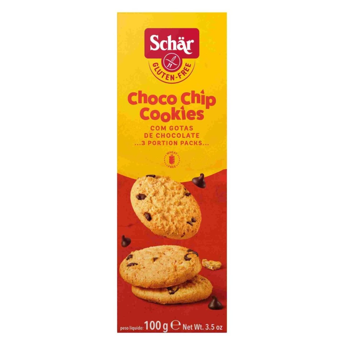Schar Gluten Free Choco Chip Cookies 100g