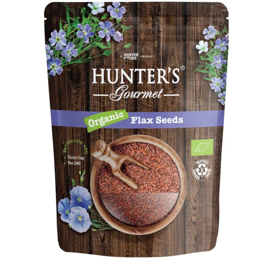 Hunters Gourmet Organic Flax Seeds 300g