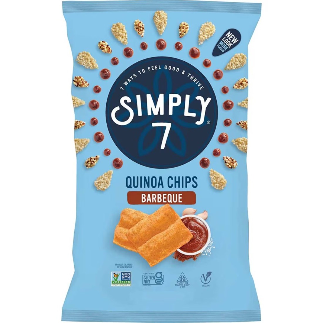Simply 7 Barbeque Quinoa Chips 99g