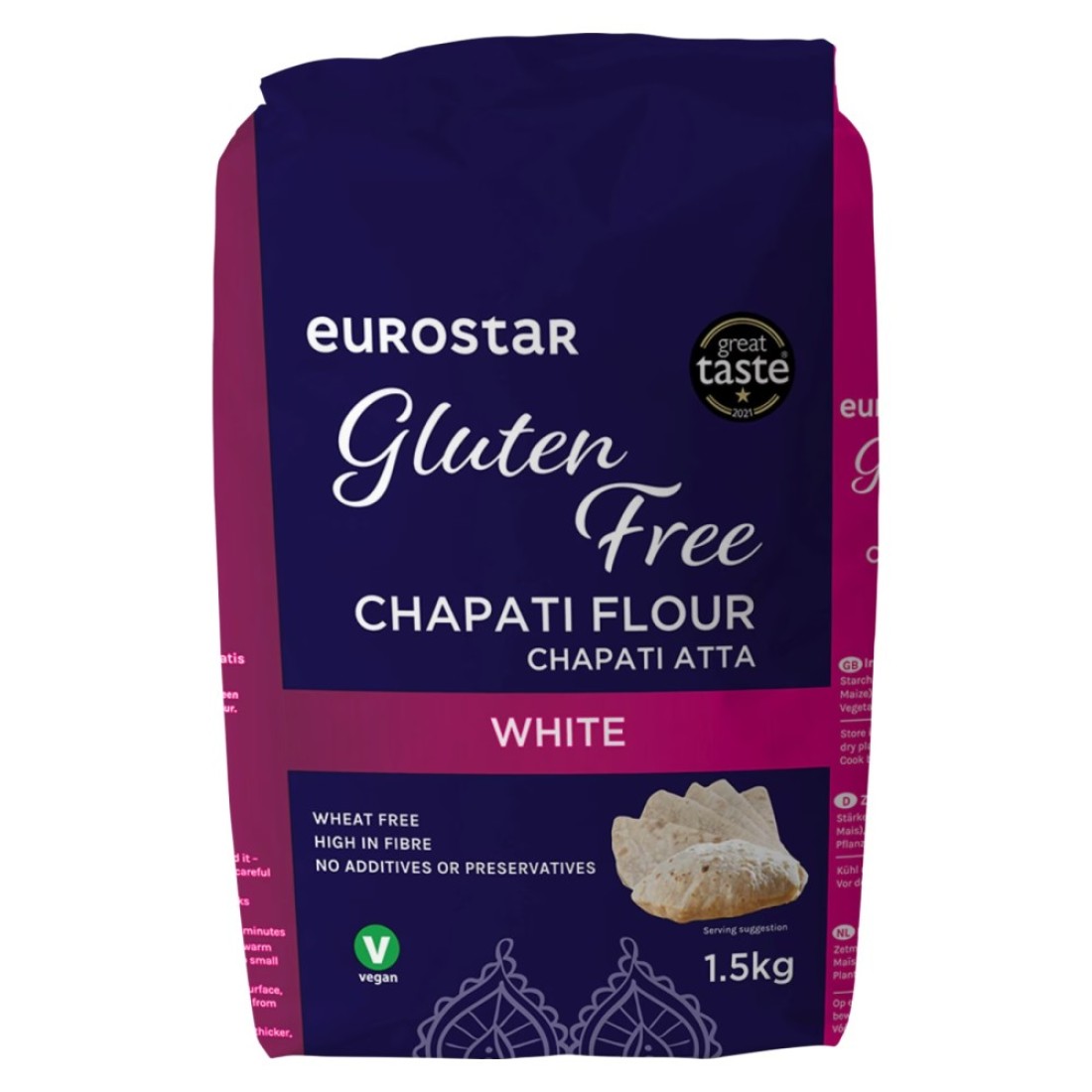 Eurostar Gluten-Free White Chapatti Flour 1.5kg
