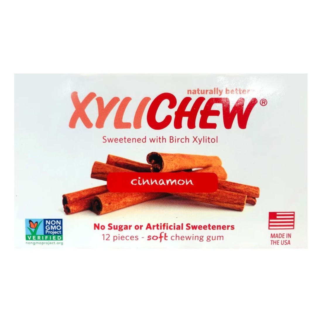 Xylichew Cinnamon Counter Display Chewing Gum 21g