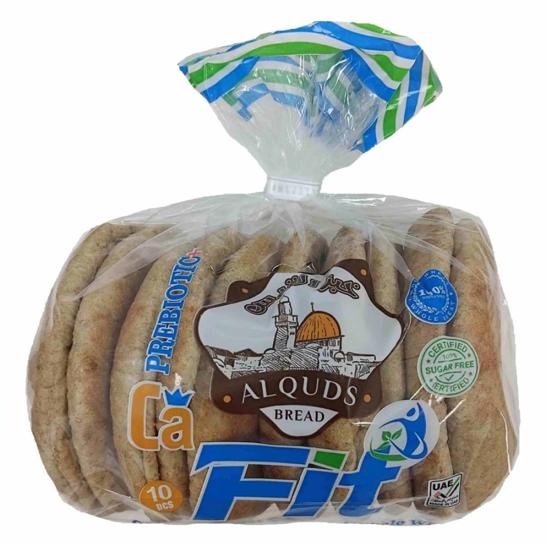 Al Quds Fit Prebiotic Plus Pita Bread 10 Bread 460g