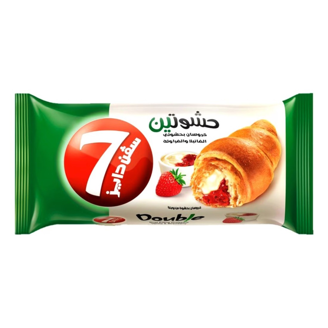 7 Days Duet Filling Vanilla And Strawberry Croissant 55g