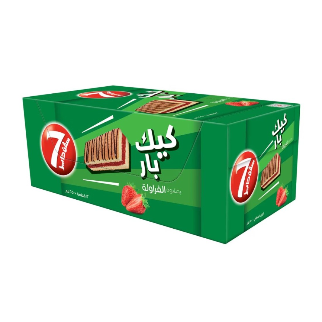 7 Days Strawberry Cake Bar 25g Pack of 12