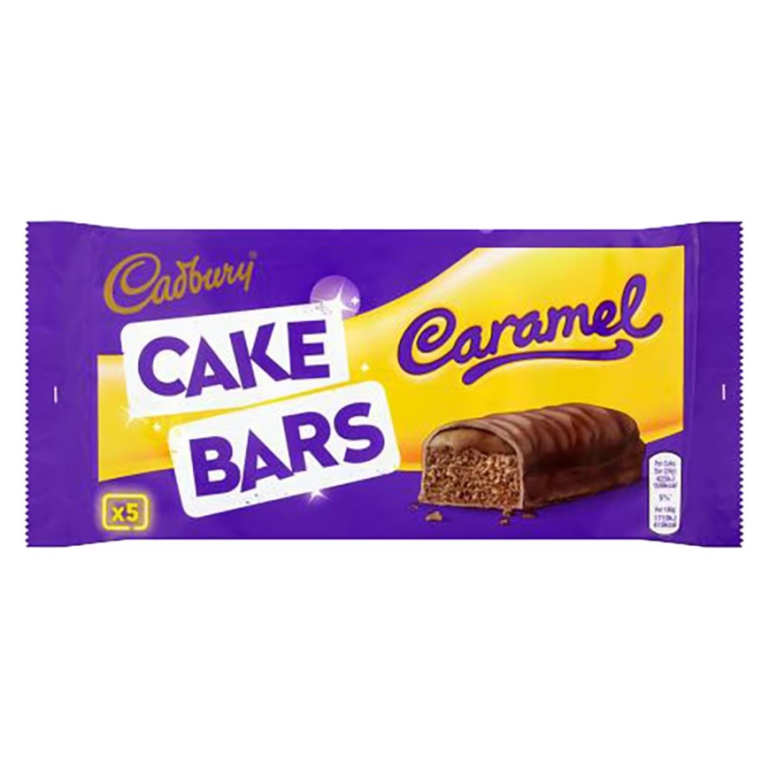 Cadbury Caramel Cake Bars Pack Of 5
