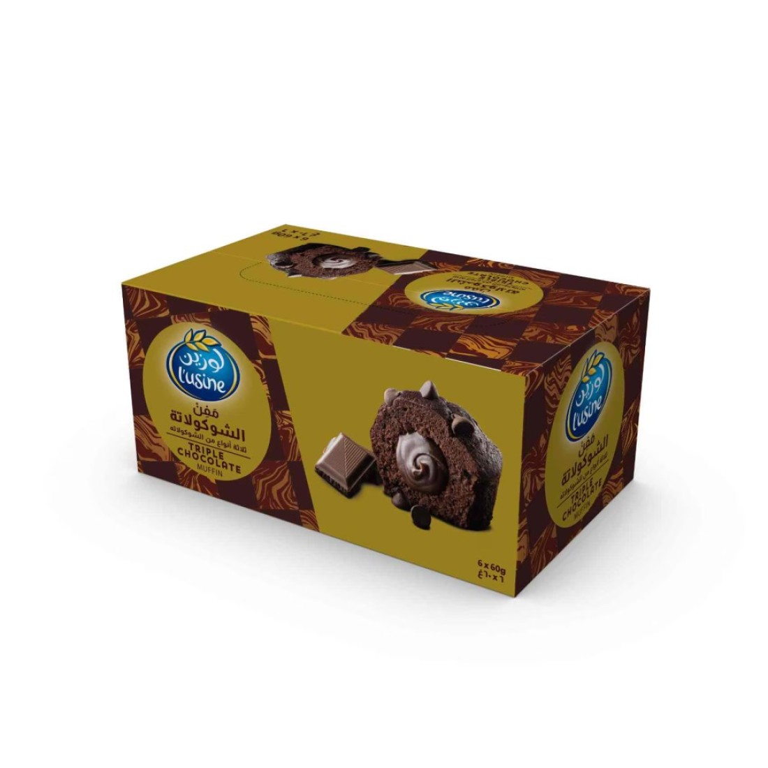 l&#39;usine Triple Chocolate Muffin 360g