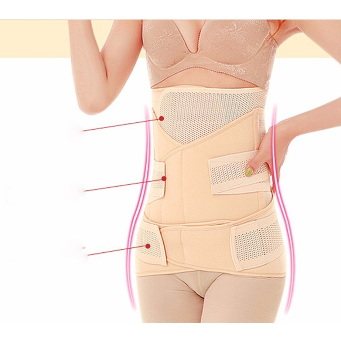 SUNVENO 3 IN 1 Adjustable Maternity Belt - XXL