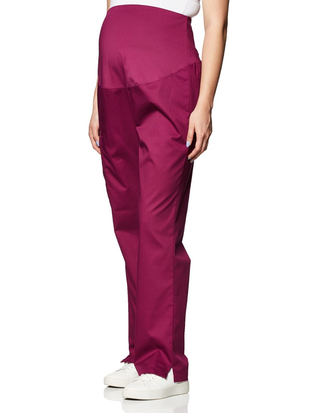 WonderWink Women&#39;s Wonderwork Maternity Pant, Wine, 3X-Large