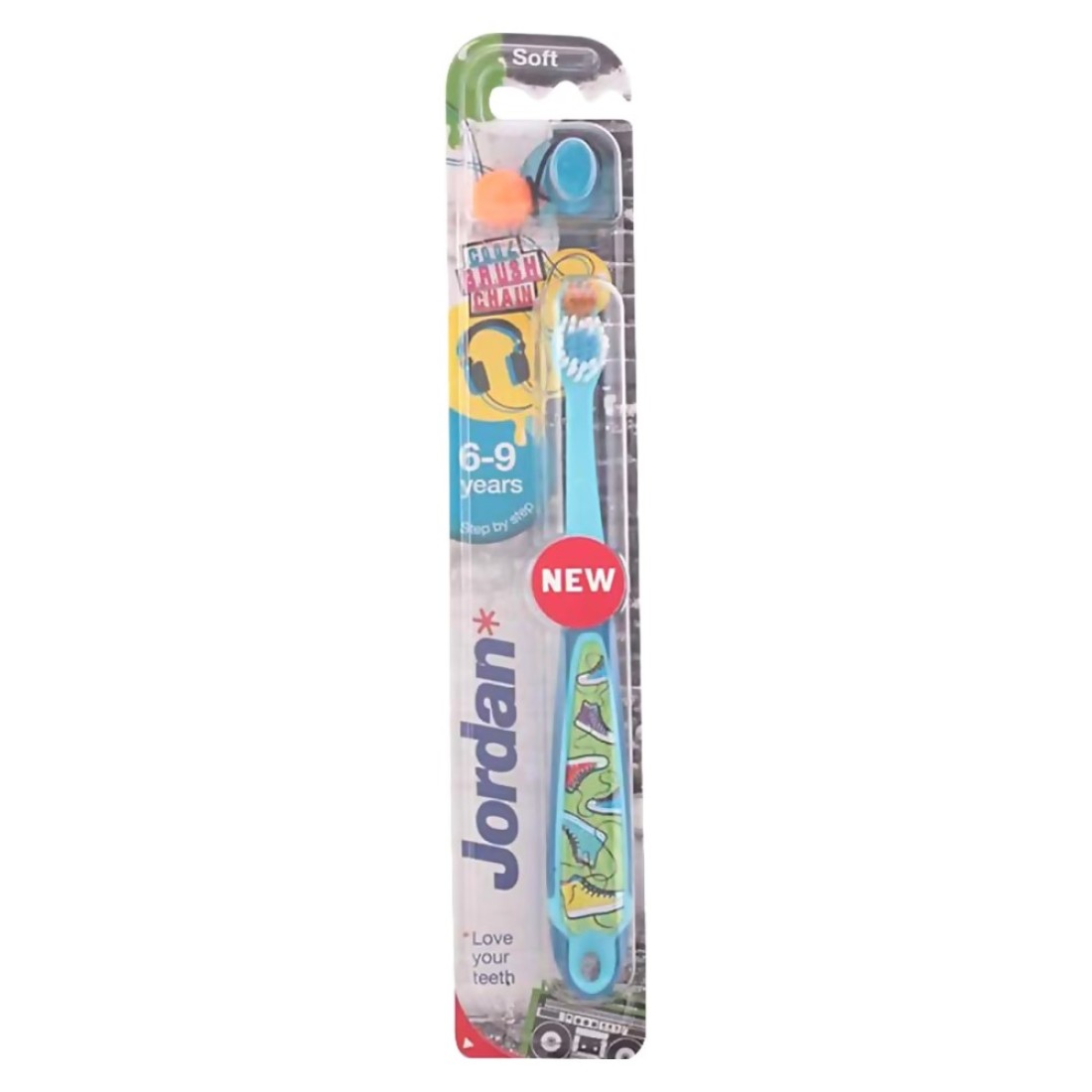 Jordan Step By Step Toothbrush 6-8 Years Multicolour