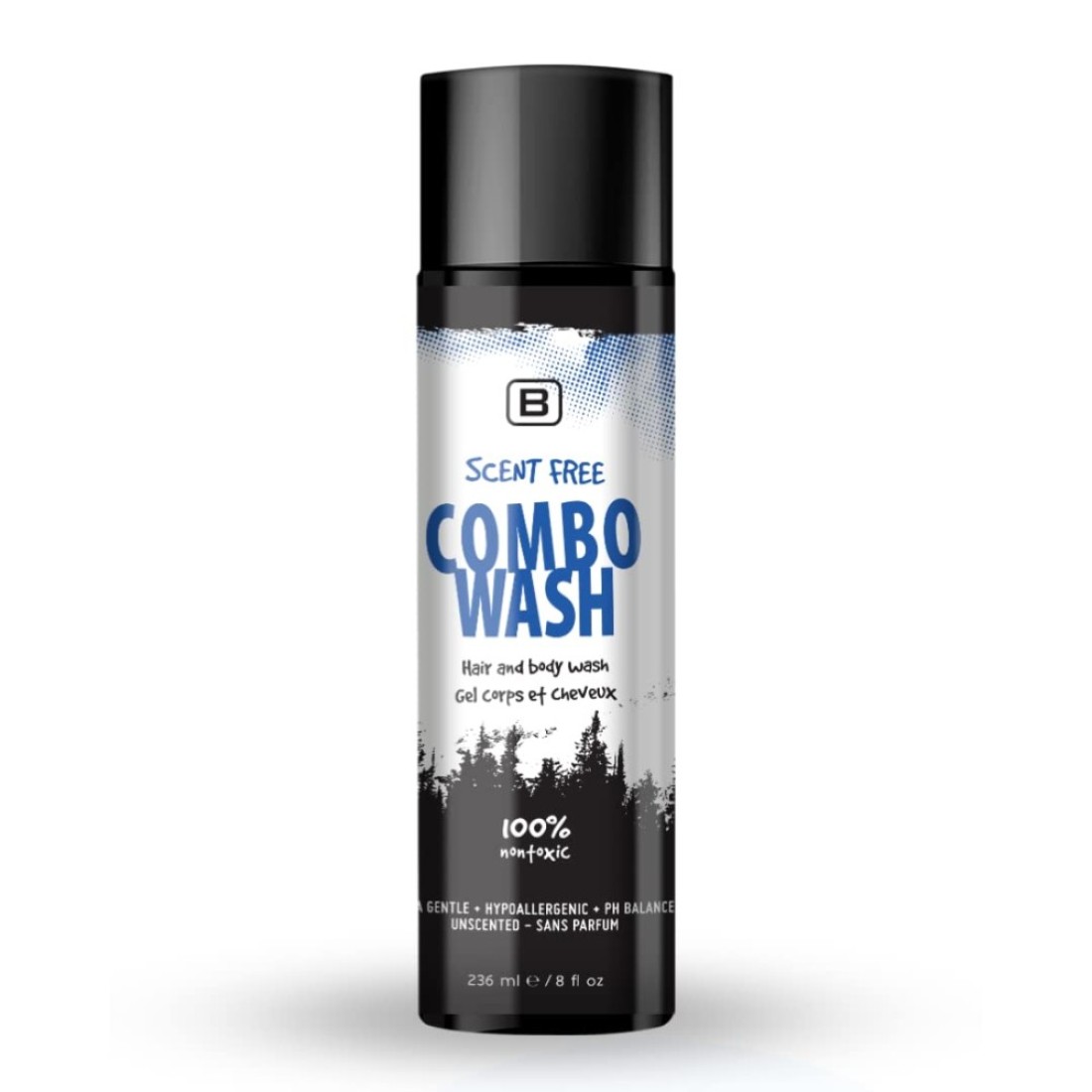Natural and Organic Scent Free Combo Wash - EWG VERIFIED &trade; Cruelty Free Vegan Unscented. Free of harsh ingredients such as parabens and sulfates.