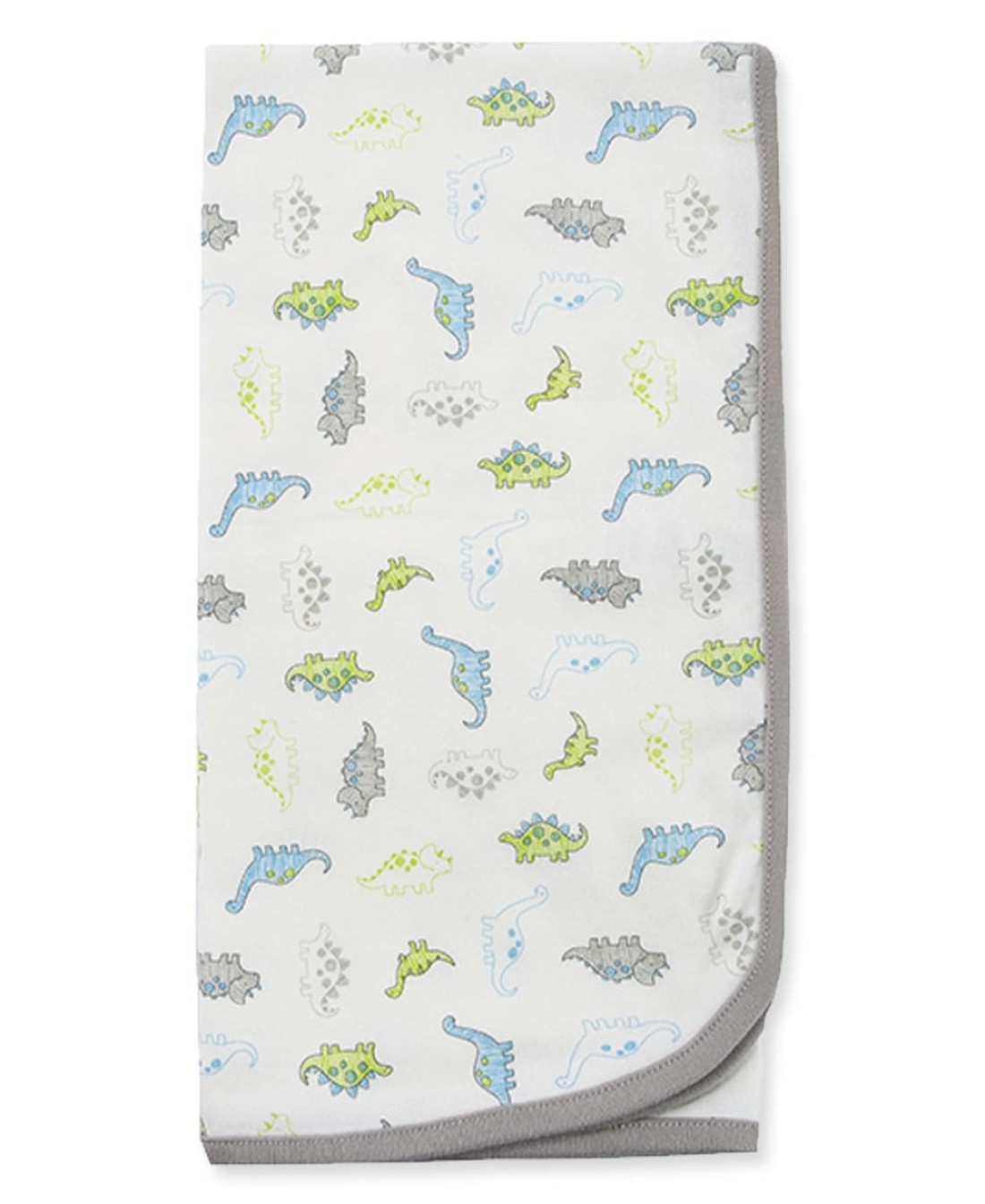 Little Me Blankets for Baby Boys&#39; Little Dino&#39;s Swaddling Receiving Blanket