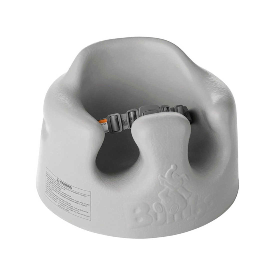 Bumbo Baby Floor Seat Portable Infant Sit Up Activity Eating Chair Cool Grey