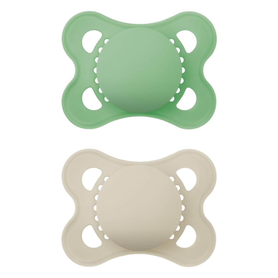 MAM Original Matte Baby Pacifier Nipple Shape Helps Promote Healthy Oral Development Sterilizer Case 2 Pack 06 Months Unisex2 Count Pack of 1