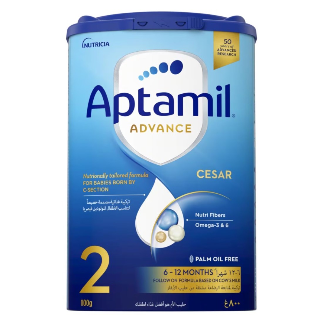Aptamil Advance Cesar Care Follow-On Formula Milk Stage 2 6-12 months 800g
