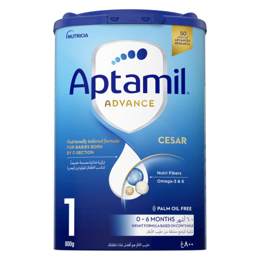Aptamil Advance Cesar Care Infant Formula Milk Stage 1 0-6 months 800g