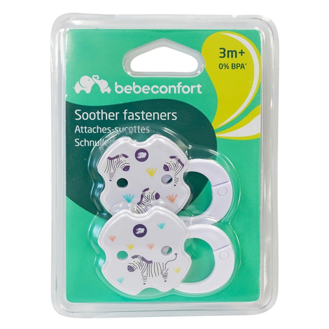 Bebeconfort Soother Fasteners 2 PCS